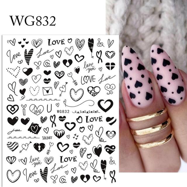 Gold Christmas Snowflake 3D Nail Stickers Sparkly Iridescent Silver Xmas Tree Elk Deer Transfer Sliders Winter Nails Accessories Design Decor Tip Transfer Nail Decals Sticker For Pretty Girl Self-Adhesive Nail Decals Designer Nail Stickers Stevvex