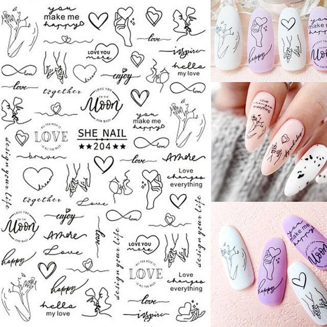 Gold Christmas Snowflake 3D Nail Stickers Sparkly Iridescent Silver Xmas Tree Elk Deer Transfer Sliders Winter Nails Accessories Design Decor Tip Transfer Nail Decals Sticker For Pretty Girl Self-Adhesive Nail Decals Designer Nail Stickers Stevvex