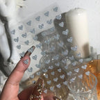 Gold Christmas Snowflake 3D Nail Stickers Sparkly Iridescent Silver Xmas Tree Elk Deer Transfer Sliders Winter Nails Accessories Design Decor Tip Transfer Nail Decals Sticker For Pretty Girl Self-Adhesive Nail Decals Designer Nail Stickers Stevvex