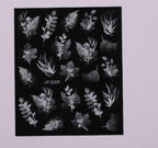 Gold Christmas Snowflake 3D Nail Stickers Sparkly Iridescent Silver Xmas Tree Elk Deer Transfer Sliders Winter Nails Accessories Design Decor Tip Transfer Nail Decals Sticker For Pretty Girl Self-Adhesive Nail Decals Designer Nail Stickers Stevvex