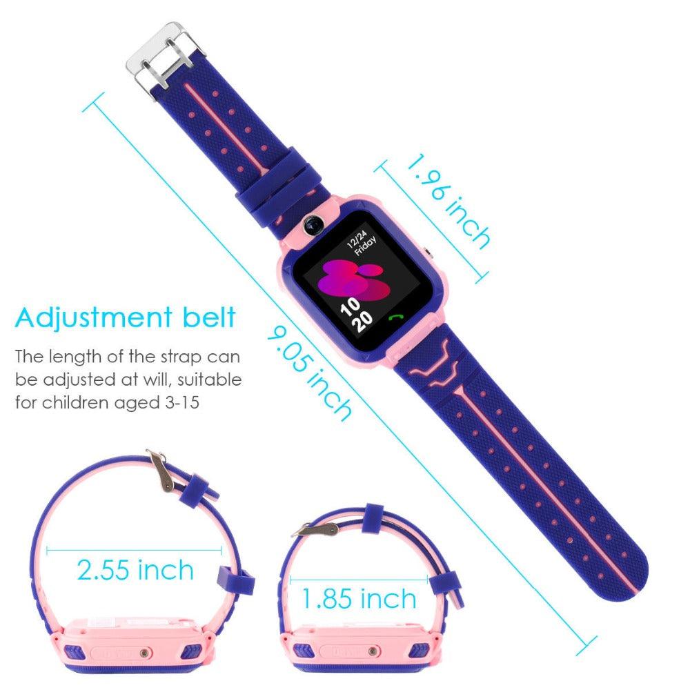 Childrens Smart Watch Kids Phone Watch Smartwatch For Boys Girls With Sim Card Photo Waterproof Smartwatches With Tracker HD Touch Screen For Kids Games Alarm Clock Camera Digital Wrist Watch Smartwatch Christmas Birthday Gifts Stevvex