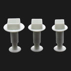 Fondant Cake Cookie Cutter Embossed Ejector Stamp Plunger Mold Kitchen Baking Cake Decorating Tools  Heart Shaped Cookie Mold Hand Press Cookie Dessert Cutter Pastry Decoration Tool Mooncake Maker Stevvex