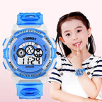 Luminous Watch For Children Students Dial Electronic Watch Multi-function Wrist Watch Kids Sports Watch Functional Digital Kids Watches LED Light Wristwatches For Boys Girls Stevvex