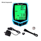 Bicycle Computer Wireless 20 Functions Speedometer Odometer Cycling Wireless Bike Computer Waterproof Bicycle Speedometer Odometer Support Smart Sensor LCD Backlight Display For Road Cycling Stevvex