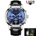Men's Elegant Watch With Chronometers And Leather Belts  Business Style Perfect Gift Excellent Look - SJB-DIAMOND ELITES