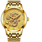 Men's Waterproof  Watch With 3D Dragon Design Excellent Look Perfect Gift For Your Man Stevvex