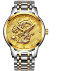 Men's Waterproof  Watch With 3D Dragon Design Excellent Look Perfect Gift For Your Man Stevvex