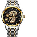 Men's Waterproof  Watch With 3D Dragon Design Excellent Look Perfect Gift For Your Man Stevvex