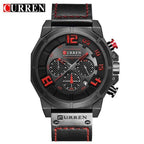 Men's Sport Waterproof Watch With Chronometers Large Numbers And Fluorescent Hands Perfect Gift For Your Man Stevvex