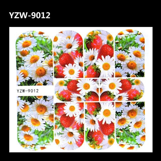 Full Beauty 1pc Black Flower Vine Nail Water Sticker Leaf Lace Design Slider Nail Art Decal Beauty Foils Decoration Nail Decals for Women Nail Art Stickers Water Transfer Decals Design Nail Art Supplies Manicure Acrylic Nail Foil Stencils Decorations Stevvex