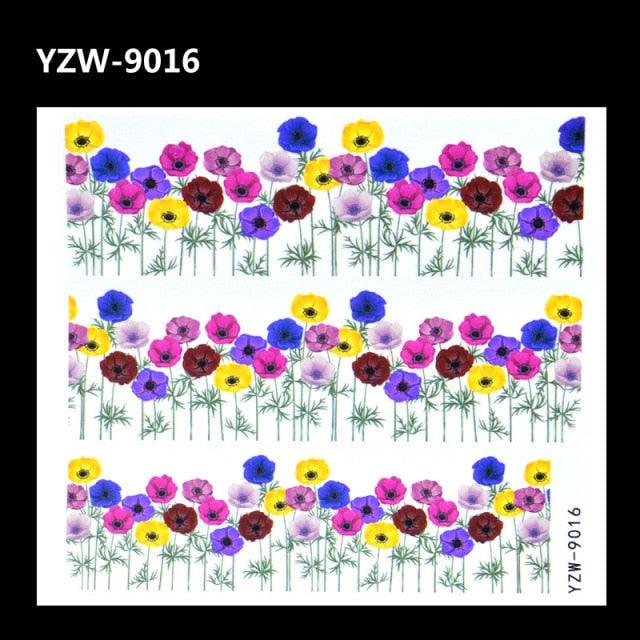 Full Beauty 1pc Black Flower Vine Nail Water Sticker Leaf Lace Design Slider Nail Art Decal Beauty Foils Decoration Nail Decals for Women Nail Art Stickers Water Transfer Decals Design Nail Art Supplies Manicure Acrylic Nail Foil Stencils Decorations Stevvex