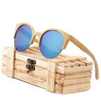 Elegant Wooden Design Classic Sunglasses Design Stylish Popular Wooden Sunglasses For Men & Women  Round Bamboo Glasses Mirror Sun Glasses Retro Glasses Stevvex
