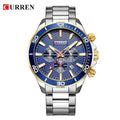 Men's Waterproof Watch With Chronometers, Date Display Excellent Background Unique Design Perfect Gift Stevvex