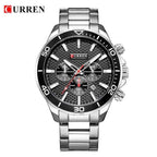 Men's Waterproof Watch With Chronometers, Date Display Excellent Background Unique Design Perfect Gift Stevvex