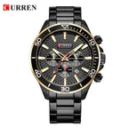 Men's Waterproof Watch With Chronometers, Date Display Excellent Background Unique Design Perfect Gift Stevvex
