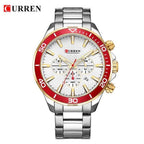 Men's Waterproof Watch With Chronometers, Date Display Excellent Background Unique Design Perfect Gift Stevvex