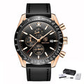 Luxury Men Stainless Steel Quartz Watch Accurate Timing Waterproof Analog Chronograph Men's Quartz Watches Stevvex