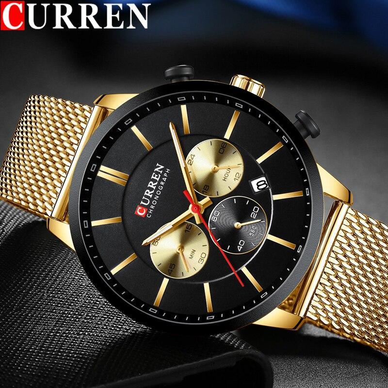 Unisex Elegant  Stainless Steel Watch With  Chronometer And Date Display Excellent Design Perfect Gift Stevvex