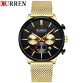 Unisex Elegant  Stainless Steel Watch With  Chronometer And Date Display Excellent Design Perfect Gift Stevvex