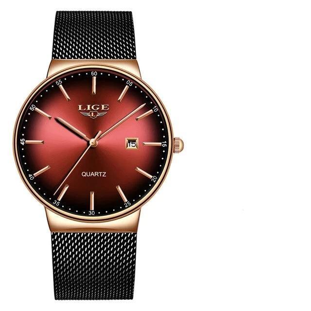 Men's Elegant  Watch With Stainless Steel Straps And Special Date Display Excellent Look Unique Design Perfect Gift Stevvex