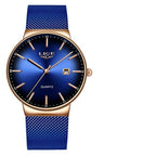 Men's Elegant  Watch With Stainless Steel Straps And Special Date Display Excellent Look Unique Design Perfect Gift Stevvex
