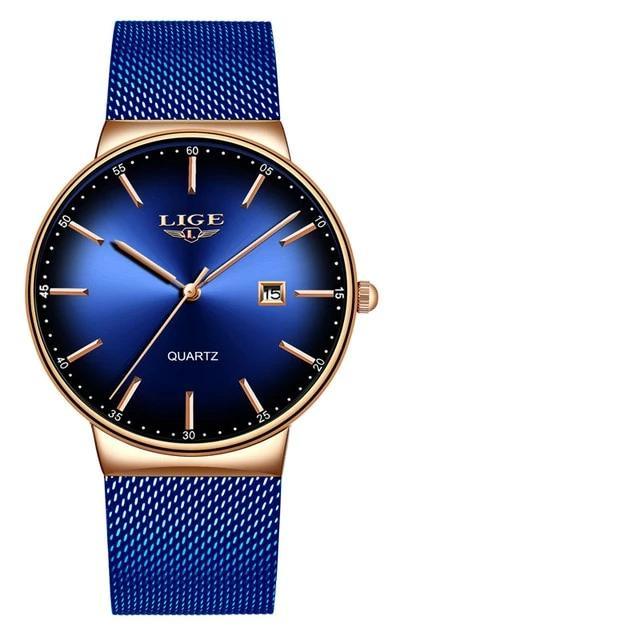 Men's Elegant  Watch With Stainless Steel Straps And Special Date Display Excellent Look Unique Design Perfect Gift Stevvex