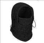 Unisex Polar Fleece Hood Hat Casual  Beanie Ski Snow Cap Snood Scarf Warmer Thermal Neckerchief Drawstring Soft Balaclava Pullover Knitted Beanie for Adults Men Women Ski Caps New Balaclava Party Mask Hat Caps For Skiing Bicycle Cycling Outdoor Headwarmer Stevvex