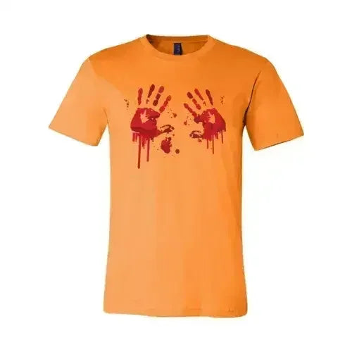Bloody Hand Prints T-shirt | Classic Unisex Bella Canvas Tee - SJB-DIAMOND ELITES