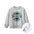Arrival Fleece-lined Pullover Hoodie with Letter Design for Big Boys - SJB-DIAMOND ELITES