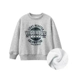 Arrival Fleece-lined Pullover Hoodie with Letter Design for Big Boys - SJB-DIAMOND ELITES