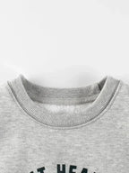 Arrival Fleece-lined Pullover Hoodie with Letter Design for Big Boys - SJB-DIAMOND ELITES