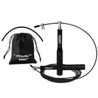 Professional 3 in 1 Skipping Rope Speed Jump Rope For Fitness Skip Workout Training Tangle Free Skipping Rope Adjustable Length Outdoor Jumping Ropes With Carrying Bag Spare Cable Stevvex
