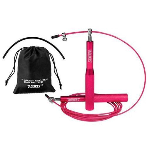 Professional 3 in 1 Skipping Rope Speed Jump Rope For Fitness Skip Workout Training Tangle Free Skipping Rope Adjustable Length Outdoor Jumping Ropes With Carrying Bag Spare Cable Stevvex