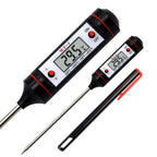 Professional Digital Kitchen Thermometer Barbecue Water Oil Digital Candy Candle Thermometer Cooking Kitchen BBQ Grill Thermometer Probe Instant Read Thermometer for Liquids  Meat Food Thermometers 304 Stainless Steel Probe Tools Stevvex