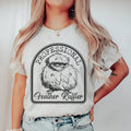 Professional Feather Ruffler Tee Peachy Sunday