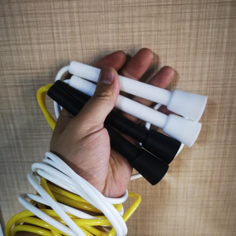 Professional Jump Rope  Men Gym PVC Skipping Rope Ropes With Plastic Handles For Any Skill Level Sports Segmented Jump Rope For Outdoor Fitness Gym Men Women Stevvex