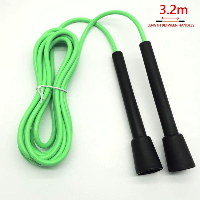 Professional Jump Rope  Men Gym PVC Skipping Rope Ropes With Plastic Handles For Any Skill Level Sports Segmented Jump Rope For Outdoor Fitness Gym Men Women Stevvex