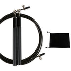 Professional Jump Rope Speed Skipping For Fitness Workout Training Flexible Jump Ropes For Fitness Quite Skipping Rope With Bearing Aluminum Alloy Handle And Carrying Bag Stevvex