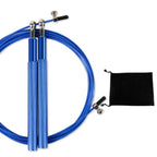 Professional Jump Rope Speed Skipping For Fitness Workout Training Flexible Jump Ropes For Fitness Quite Skipping Rope With Bearing Aluminum Alloy Handle And Carrying Bag Stevvex