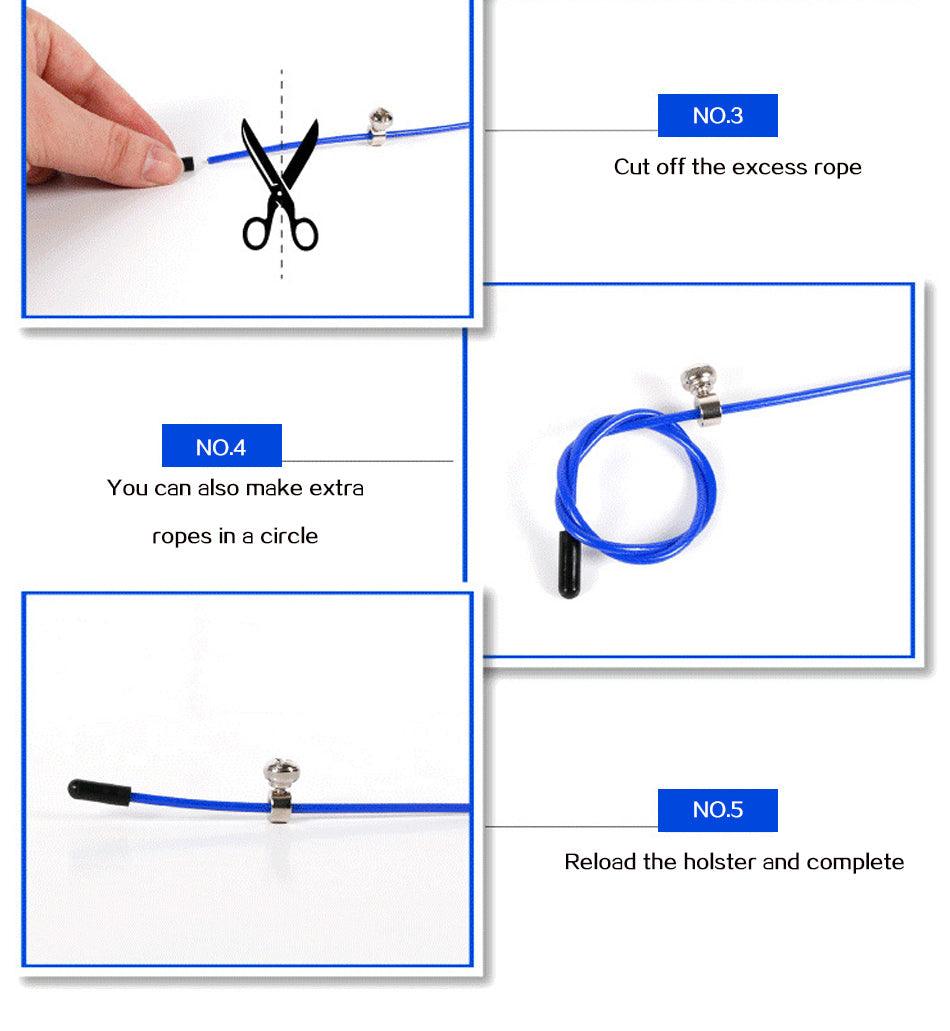 Professional Jump Rope Speed Skipping For Fitness Workout Training Flexible Jump Ropes For Fitness Quite Skipping Rope With Bearing Aluminum Alloy Handle And Carrying Bag Stevvex