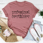 Professional Overthinker Tee Peachy Sunday