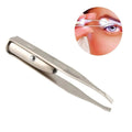 Professional Stainless Steel LED Hair Removal Lightweight Eyebrow Tweezers Makeup Tool With Battery Stevvex