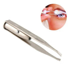 Professional Stainless Steel LED Hair Removal Lightweight Eyebrow Tweezers Makeup Tool With Battery Stevvex