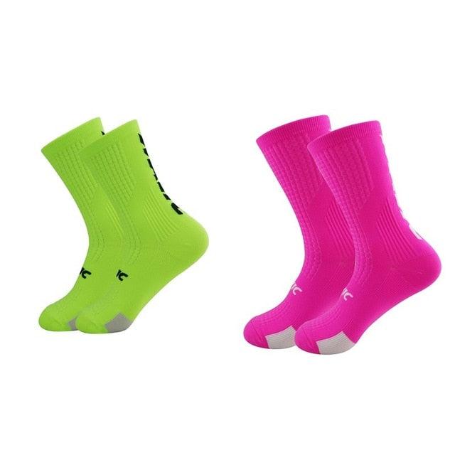 Professional Unisex Cycling Socks For Men And Women Outdoor Sports Socks Cycling Socks Breathable Men Women Climbing Hiking Walking Running Socks Stevvex