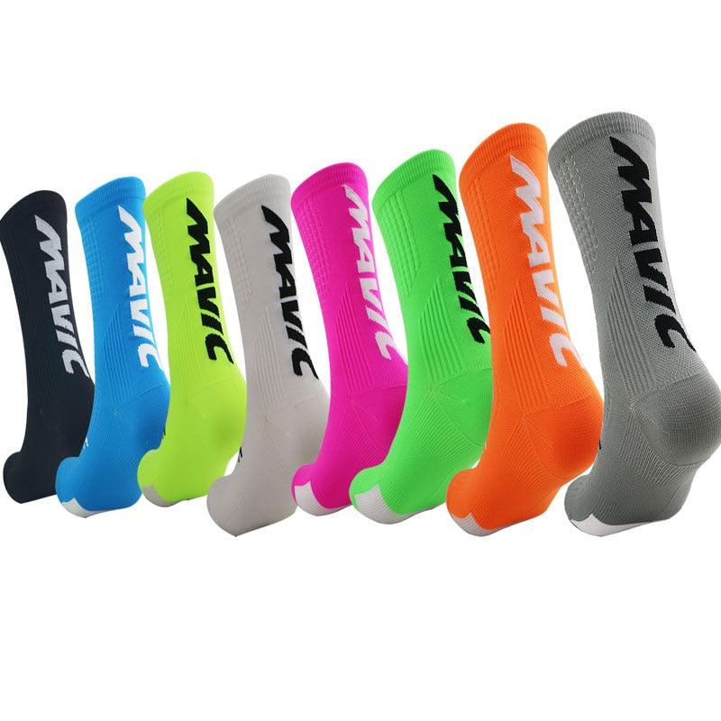 Professional Unisex Cycling Socks For Men And Women Outdoor Sports Socks Cycling Socks Breathable Men Women Climbing Hiking Walking Running Socks Stevvex