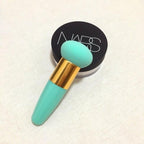 Professional Women Beauty Sponge Mushroom Head Powder Puff With Handle Smooth Shaped Make Up Colorful Sylish Design