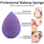 Professional Womens Blender Makeup Sponge Face Puff Powder Dry and Wet For Liquid Cream Make Up Sponges Cosmetics Colorful Soft Design Stevvex