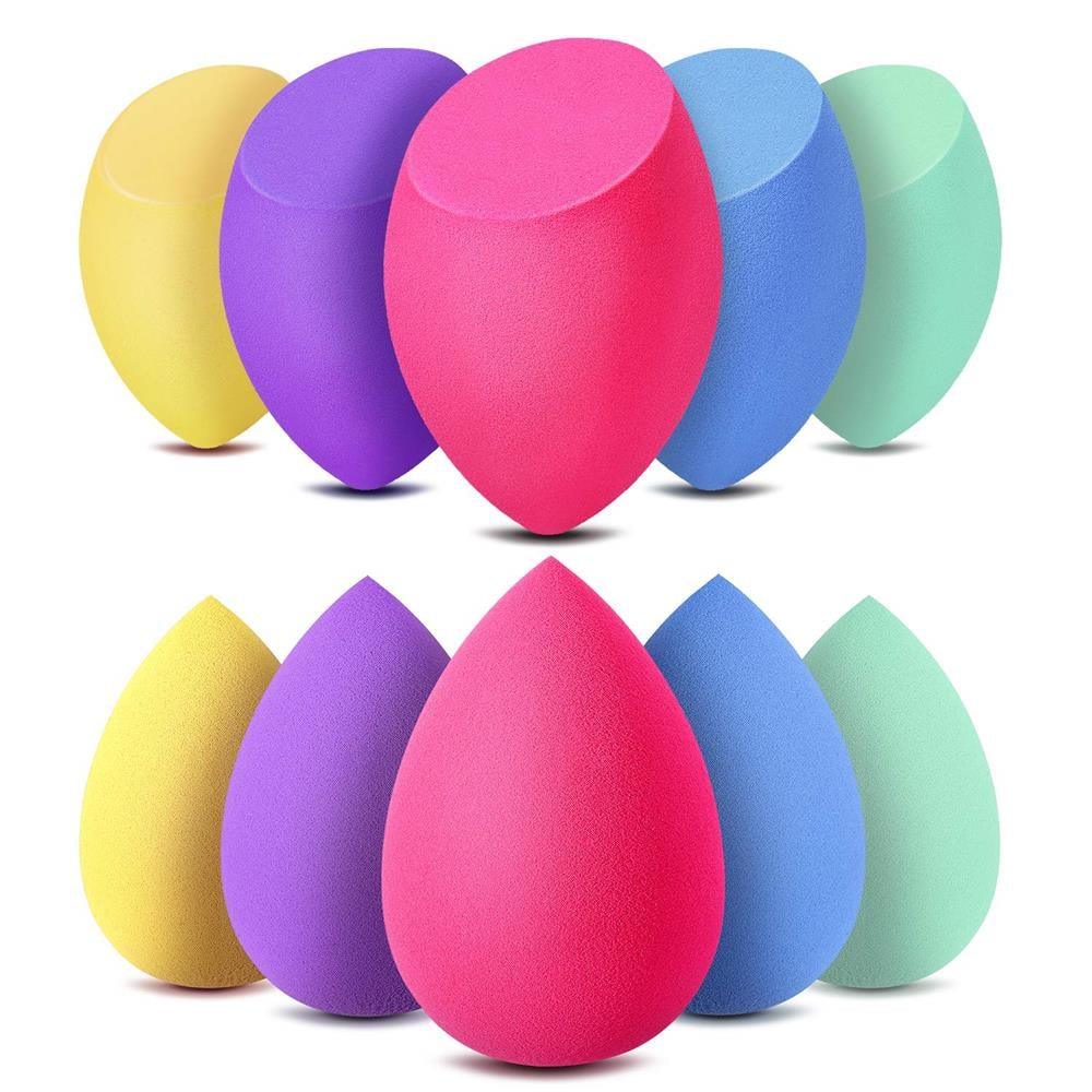 Professional Womens Blender Makeup Sponge Face Puff Powder Dry and Wet For Liquid Cream Make Up Sponges Cosmetics Colorful Soft Design Stevvex