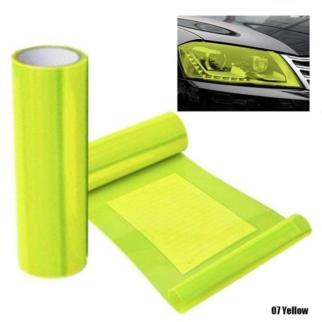 Promotion! 30x60cm Car Tint Fashion Headlight Taillight Fog Light Vinyl Smoke Film Sheet Sticker Cover Car Styling Self Adhesive Auto Car Tint Chrome Chameleon Headlight Taillight Fog Light Vinyl Smoke Film Sheet Sticker Cover For All Cars Stevvex