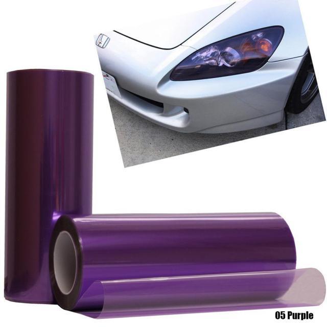 Promotion! 30x60cm Car Tint Fashion Headlight Taillight Fog Light Vinyl Smoke Film Sheet Sticker Cover Car Styling Self Adhesive Auto Car Tint Chrome Chameleon Headlight Taillight Fog Light Vinyl Smoke Film Sheet Sticker Cover For All Cars Stevvex